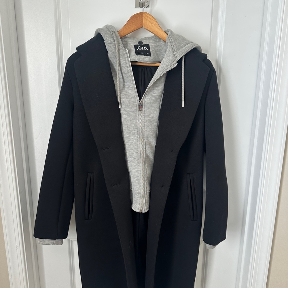 Zara Combined Hooded Coat